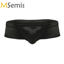 Swimwear Mens Bikini Swimsuit Low Rise Bikini Swim Briefs Wetlook Bulge Pouch Sports Panties Underwear Thong Swimming Truck