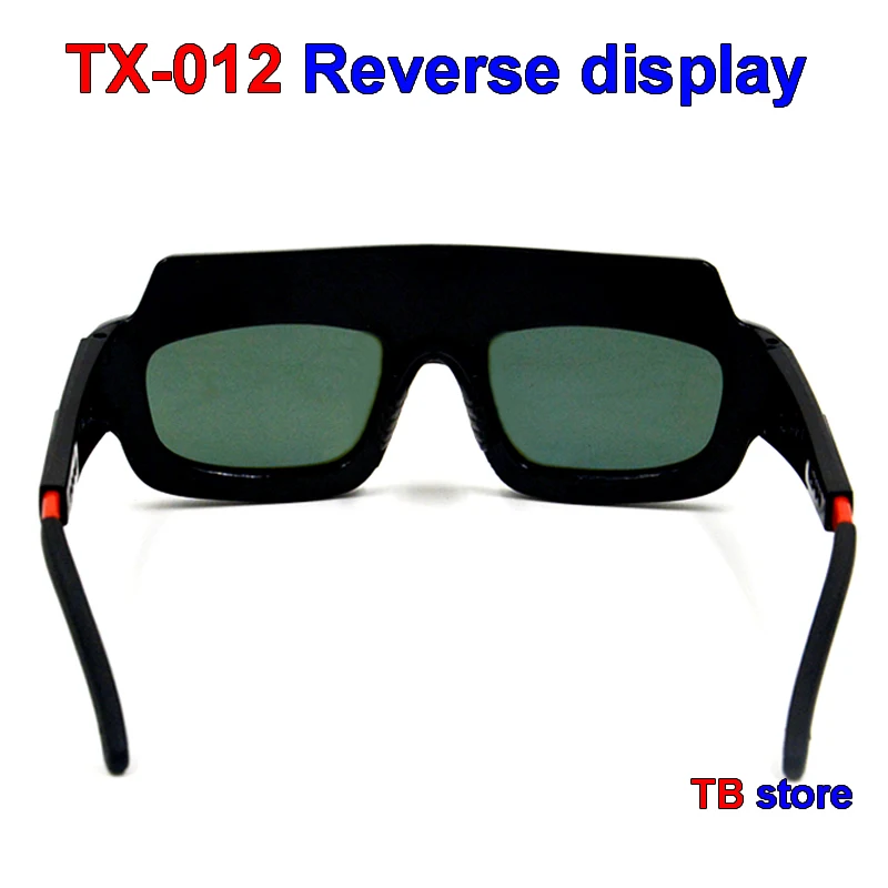 TX-012 Solar energy Automatic dimming welding glasses 1PCS dimming glasses + 1PCS glasses case +4PCS outer protective sheet