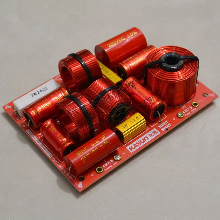 Caixa de som hifi com três divisórias, alta qualidade de sons e baixo, produto original