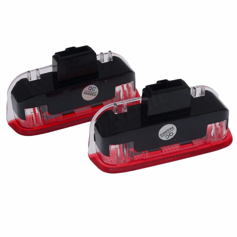 Eonstime Red 2pcs Car LED Door Warning Light welcome Projector For VW Passat B6 B7 CC Golf 6 7 Jetta MK5 MK6 Tiguan Scirocco