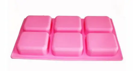 Geometric Basic Plain Rectangle Rounded Corners Soap Mold Silicone