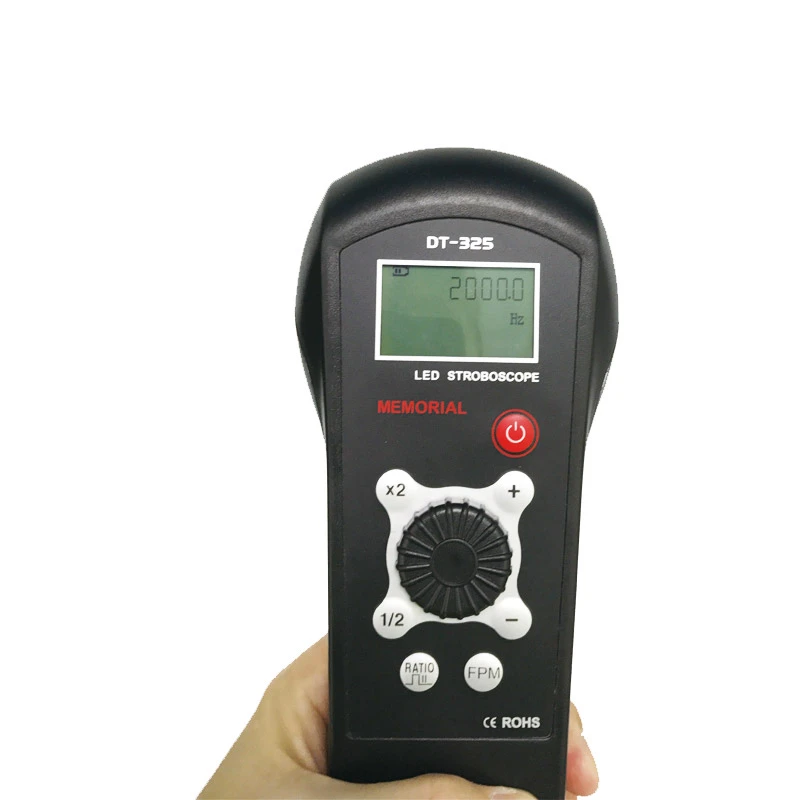 DT325E 60-120000FPM LED Rechargeable Portable Stroboscope