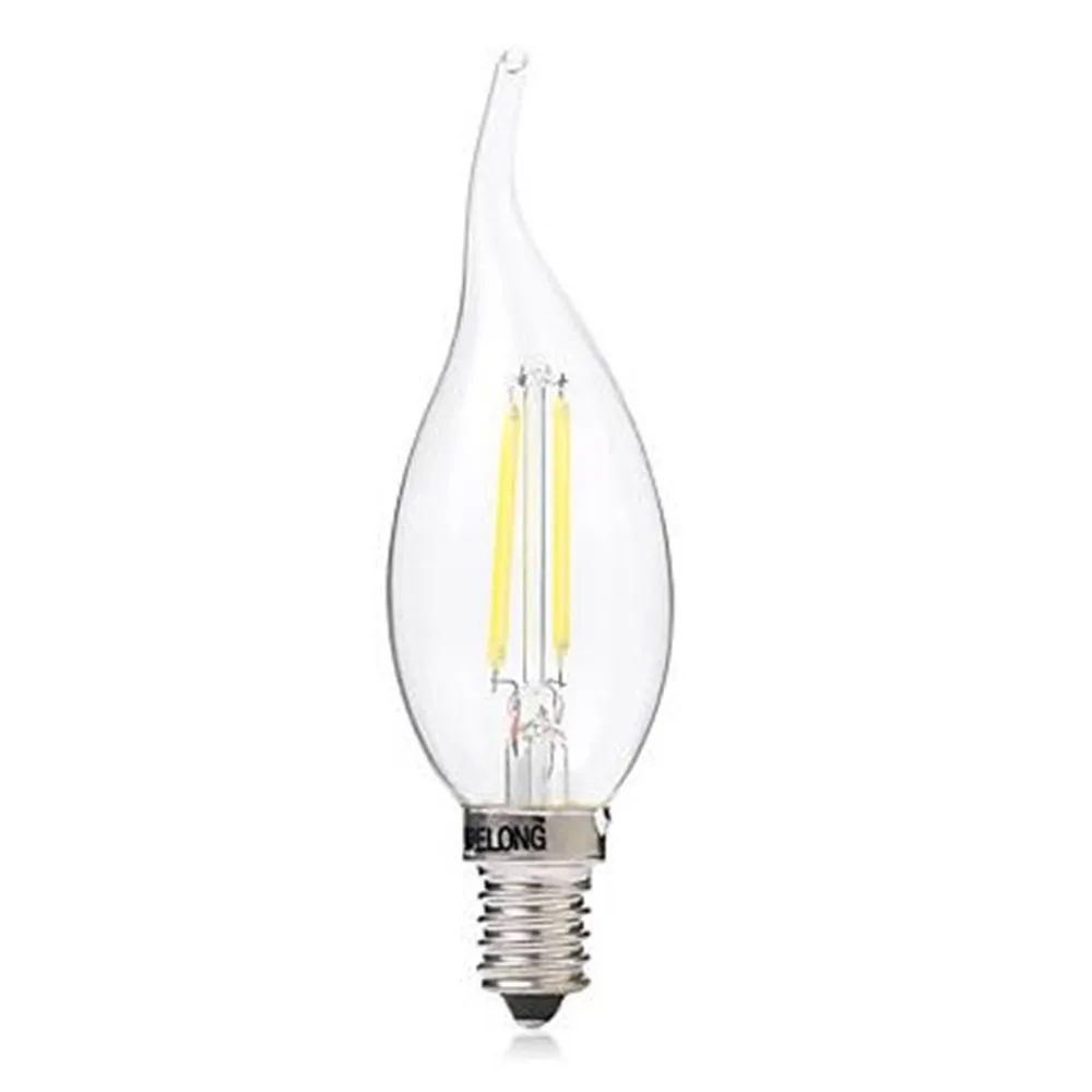 6 teile/los E14 LED Kerze Birne Edison Retro Filament Lampe Warm/Kalt Weiß 2W/4W/6W C35 Kronleuchter Licht