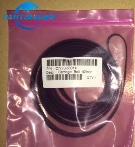 

1Pcs Carriage Belt with Pulley C7770-60014 42" B0 C7769-60182 24" for HP DesignJet 500 500PS 800 800PS 510 510PS 815 CC800PS 820