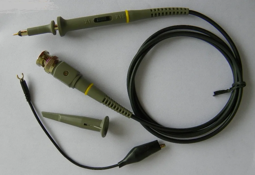 Oscilloscope BNC standard probe 1*1 and 1*10 BNC probe for DSO138 DSO shell(DSO150) 20M Band Width