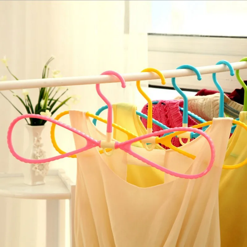 

5PCS/lot multifunctional Colorful non-slip Drying Rack Clips 360 degrees rotate Plastic Clothing Hangers Rack Clothes Peg