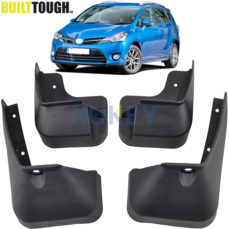 Set Car Mud Flaps For Toyota Verso 2009-2018 Mudflaps Splash Guards Mud Flap Mudguards Fender 2010 2011 2012 2013 2014 2015