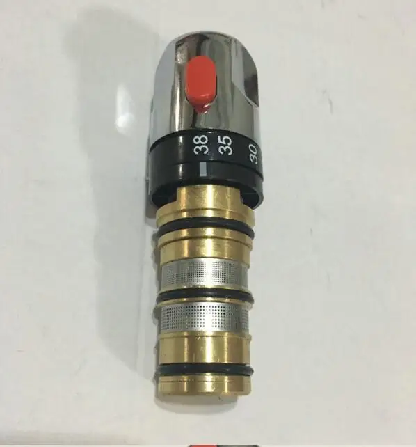 

high quality third generation SMA memory brass thermostat faucet cartridge with five years guarantee