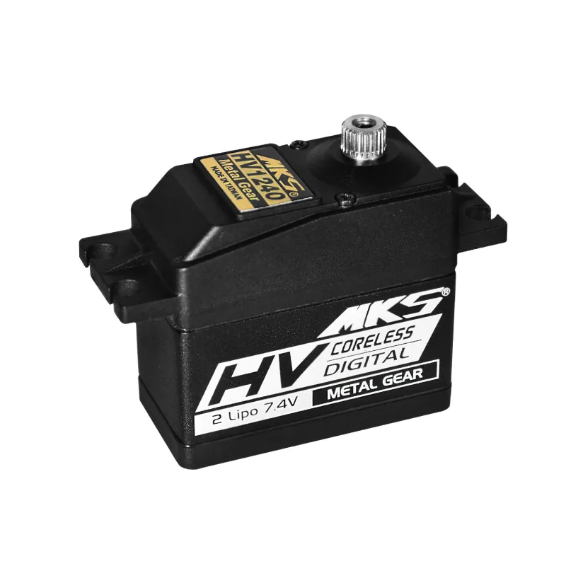 MKS HV1240 metal tooth high voltage digital steering gear dustproof, waterproof Japanese high quality coreless motor servo