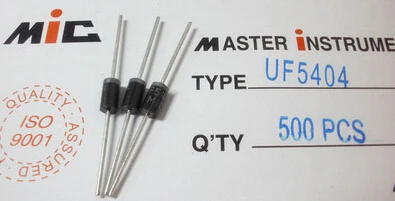 UF5404 DO-27 DIP  3A 400V rectfier  50pcs/lot  Free Shipping