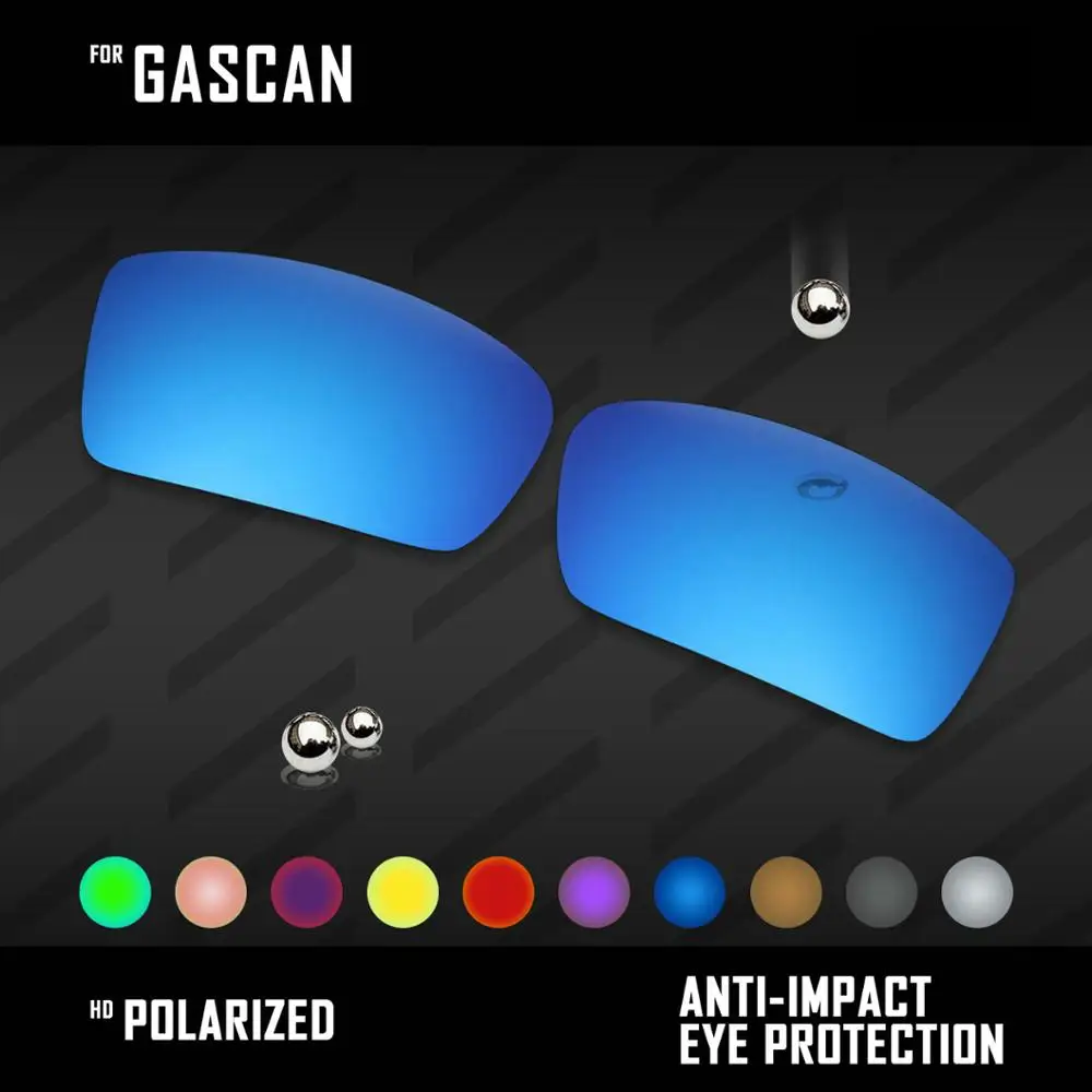 OOWLIT lentes de repuesto para gafas de sol, lentes polarizadas, varios colores, Oakley Gascan