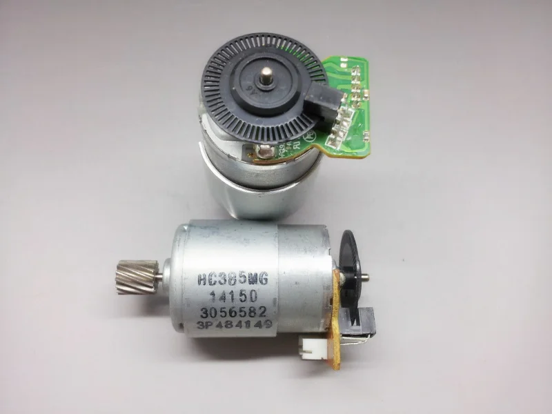 12V 3800rpm R385 miniature DC permanent magnet motor with encoder disk can speed Toys / Power Tools / DIY Accessories