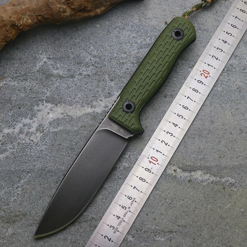 integrated knife Niolox blade G10 handle outdoor camping woodworking garden multi-purpose hunting tool