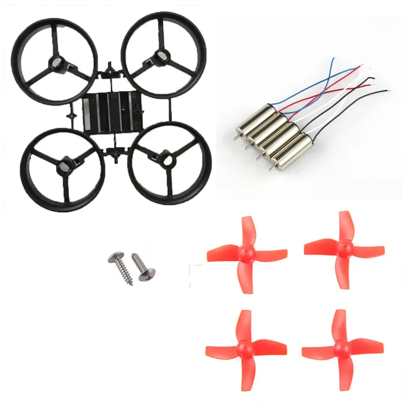 JJRC H36 Eachine E010 NIHUI 010 Frame Kit With 4Pcs Blades 615 Coreless CW CCW Motor for DIY Indoor Mini Quadcopter Drone