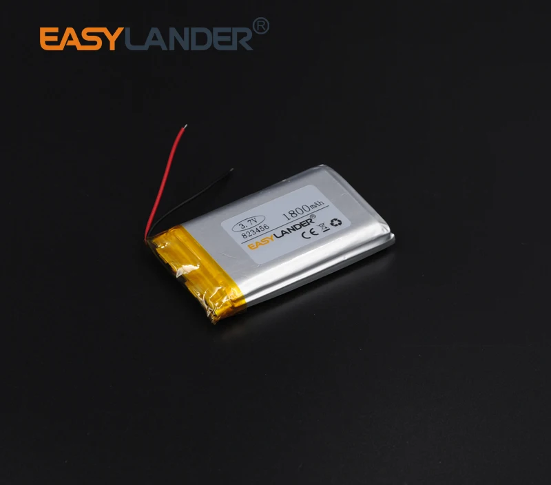 3.7V 1800mAh 823456 Rechargeable Lithium Li-ion Polymer Battery 803455 Batteries