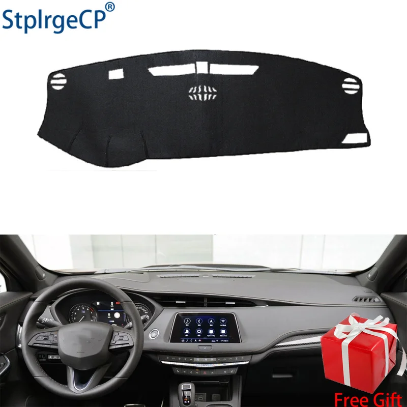 

Коврик для приборной панели Cadillac XT4 2018, защитная накладка, подушка для абажура, внутренняя наклейка, аксессуары для стайлинга автомобилей