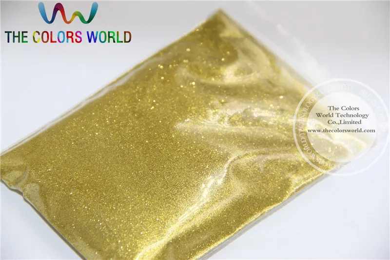 

0.08MM 003 finner size Regular Light Gold Color Glitter for nail decoration or other decorative purposes