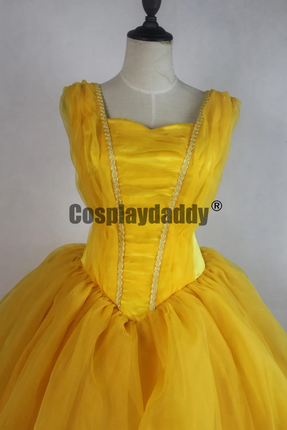 Princesse Pepper Lolita Cosplay Costume pour filles, robe de Rhjaune, film La Belle et la Bête, robe de paupières, nouveau