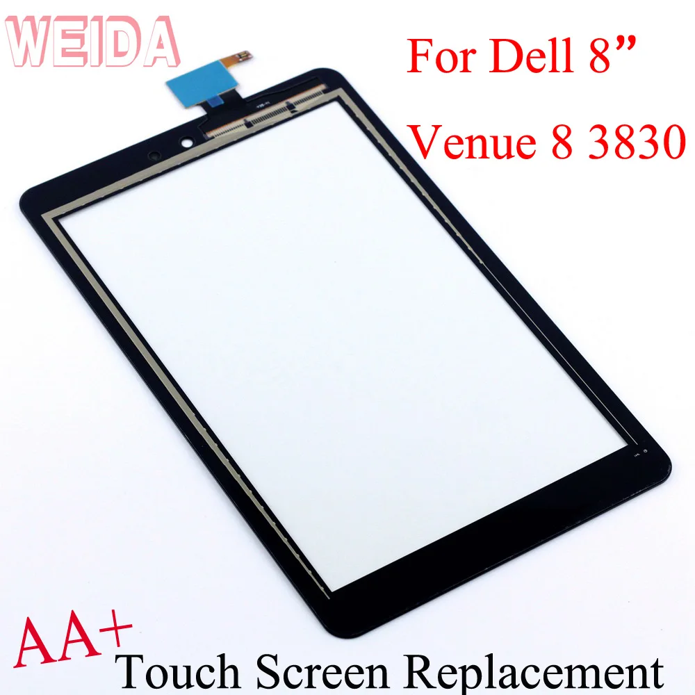 

WEIDA Screen Replacement 8" For Dell Venue 8 3830 Touch Screen Digitizer Screen Panel Glass 1920x1200 Venue 8 3830