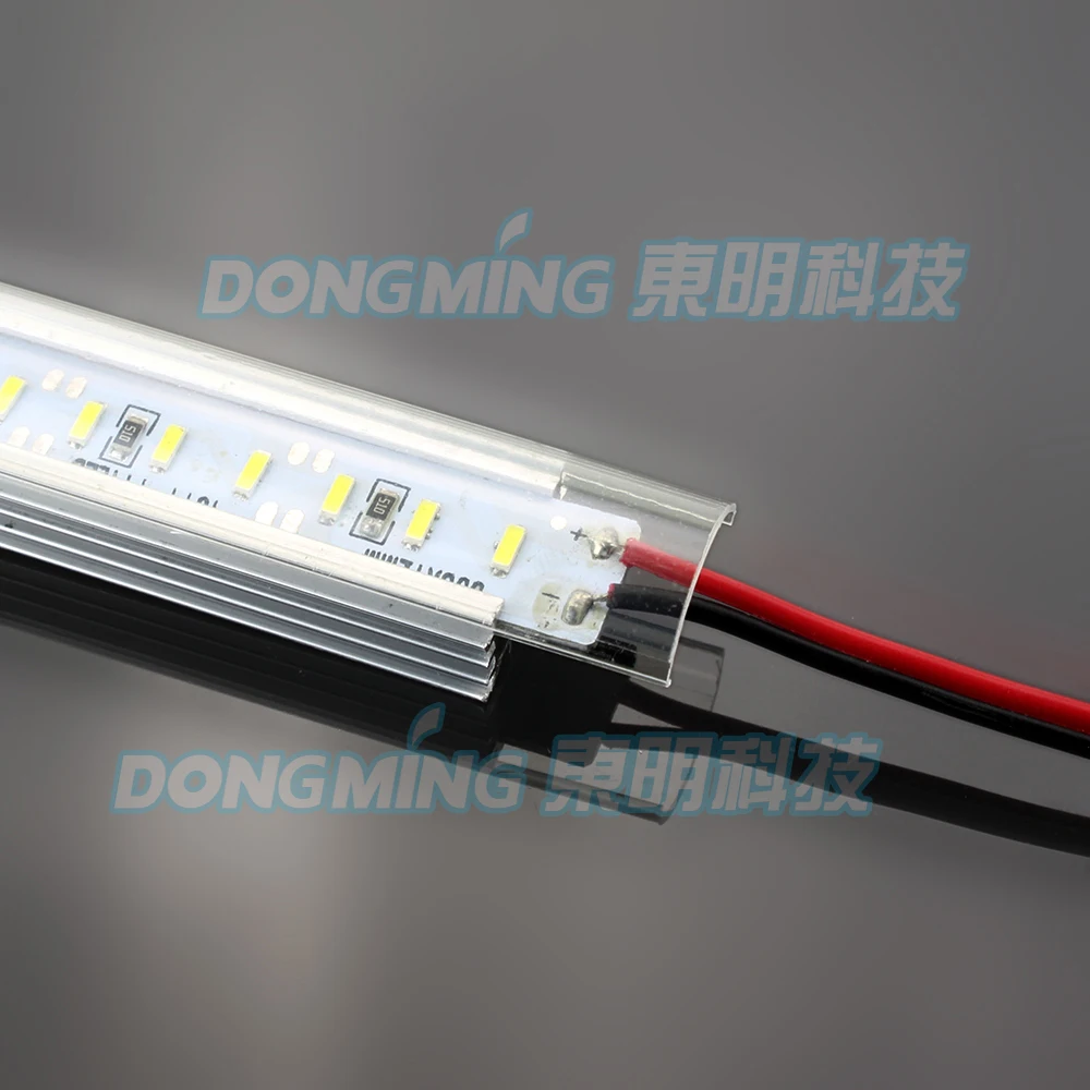 75m 75*1m super bright hard luces bar light DC12V 144 led SMD 4014 led strip light for Cabinet + U aluminium shell + PC cover