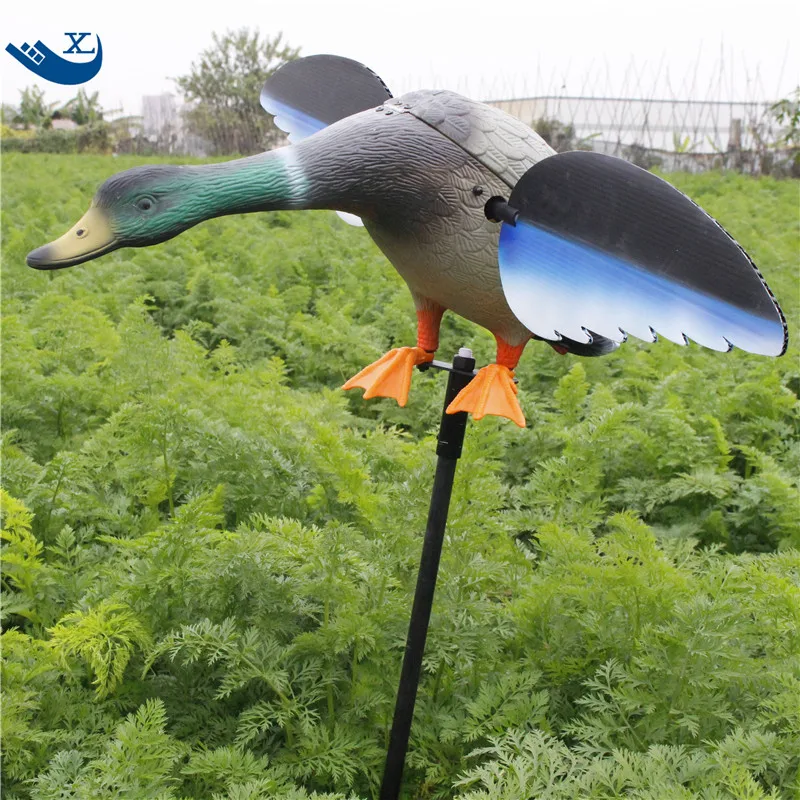 Duck Motor Hunting Decoy with Magnet Spinning Wings, Speed Control, 6V, 12V, 6V, 12V