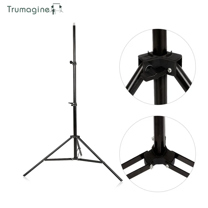 

TRUMAGINE Photo Studio 2M Light Stand With Flat Screw Head For Photography Softbox Video Flash Umbrellas Lighting Accessories