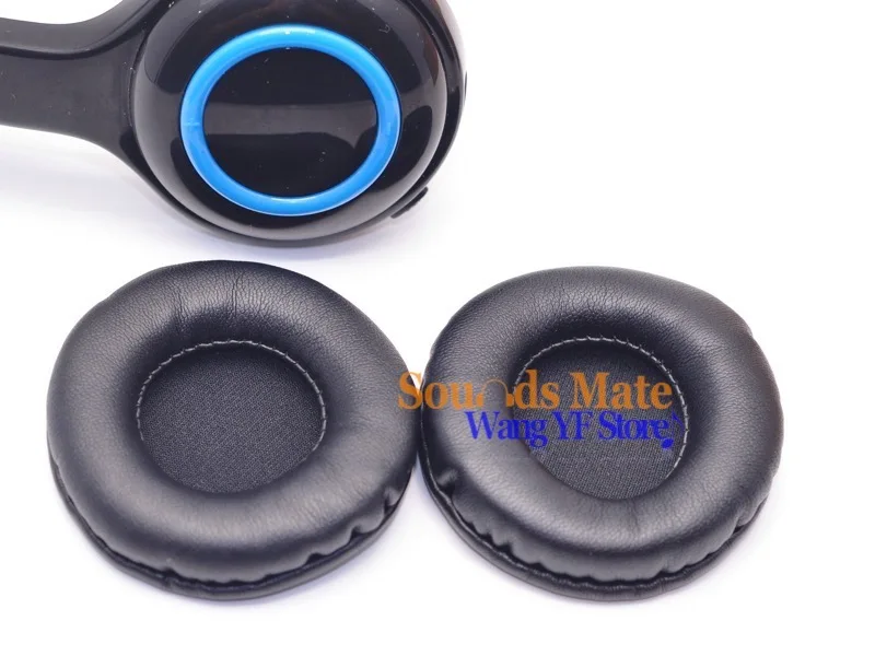 Almohadilla suave y gruesa para auriculares Logitech H600 H609, cojín de espuma, 1 par, izquierda y derecha