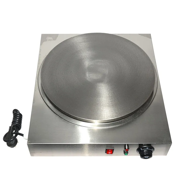 220V Kommerziellen Elektro Crepe Maschine Durchmesser 40cm Pfannkuchen Backen Eisen Platte Kommerziellen Elektrische Mehrkorn Pfannkuchen EU/AU/UK