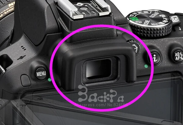 100 قطعة DK-25 DSLR كاميرا عدسة الكاميرا Eyecup العين كأس غطاء ل D5500 D5300 D3300