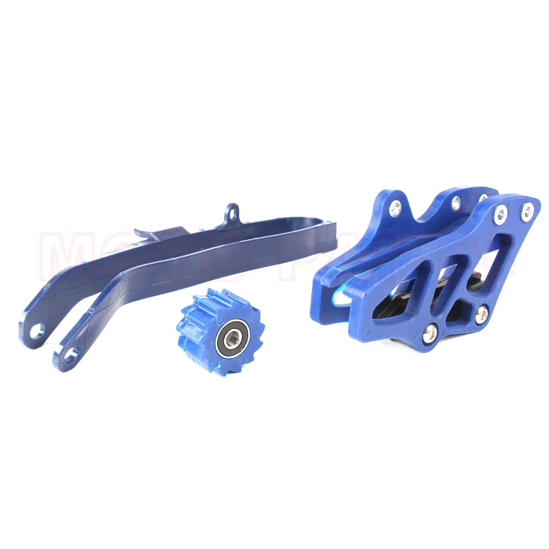 Chain Slider Swingarm Guide Lower Roller + Rear Chian Guide Guard Kits For WR250F WR450F YZ250F YZ450F E-Moto