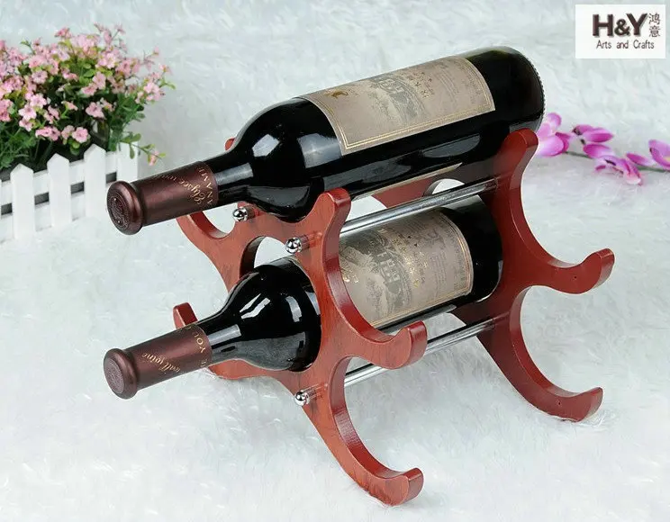 Manufacturers selling simple wine rack technology high-end wine shelf wine shelf wood