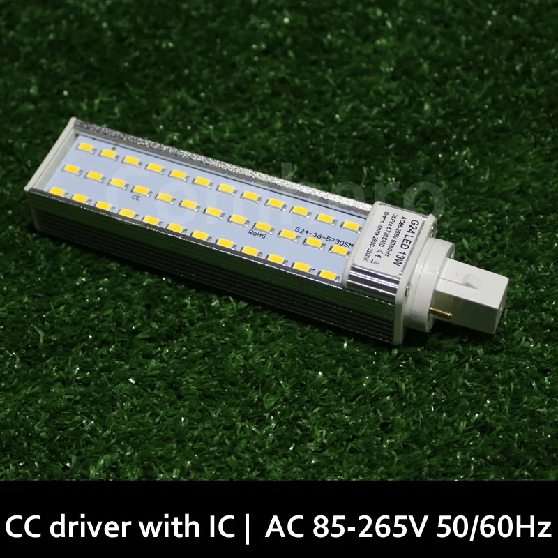 4pcs/lot G24 SMD 2835 LED 10W Light Bulb 2 Pin bombilla pl(Replace CFL Lamp) AC85-265V 110V 220V Warm White/ White/ Cool white