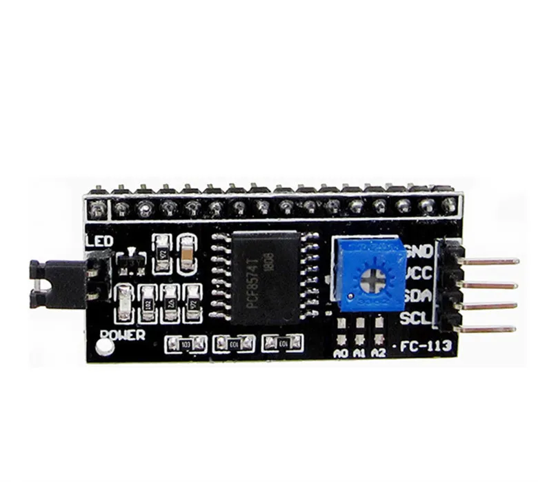 LCD1602 + I2C LCD 1602 وحدة الأزرق/شاشة خضراء PCF8574 IIC/I2C LCD1602 لوحة محول