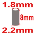 2.2x8mm  100 piezas