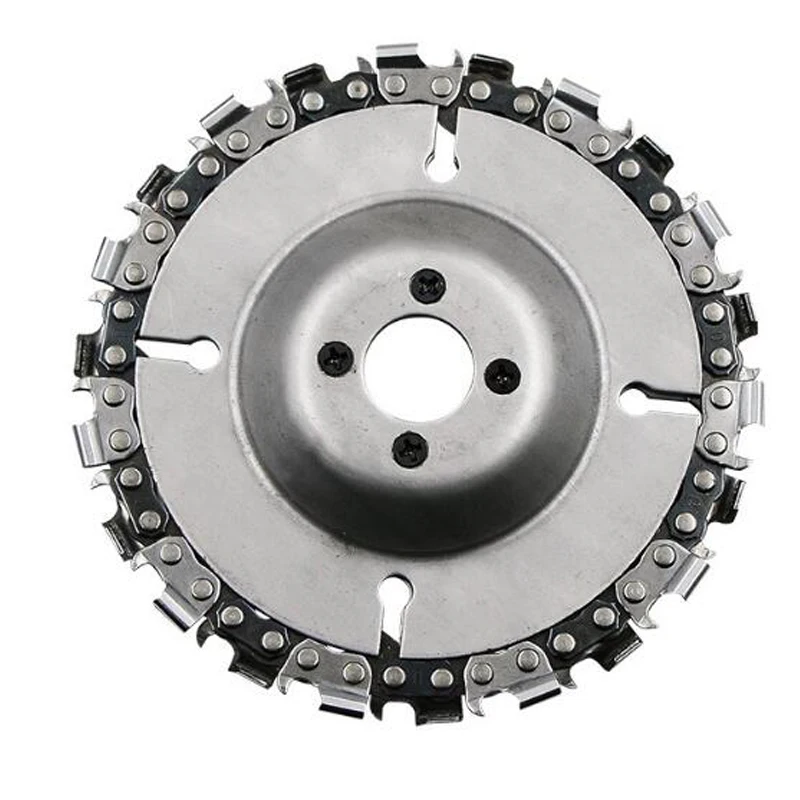 4-Inch Chain Tray Wood Slotted Saw Blade Chain Plate Cutting Piece Angle Grinding For  4"  Angle Grinders