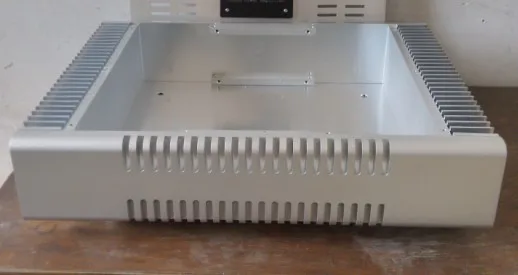 Caixa amp diy para chassi de amplificador pré-amplificador de alumínio completo classe a