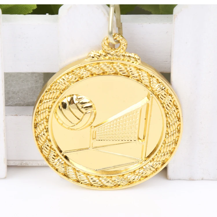 Volleyba  medal  School game  Medal Gold Silver Bronze Motion, Honor Communication Ability/self-confidence Developing 5.0 cm