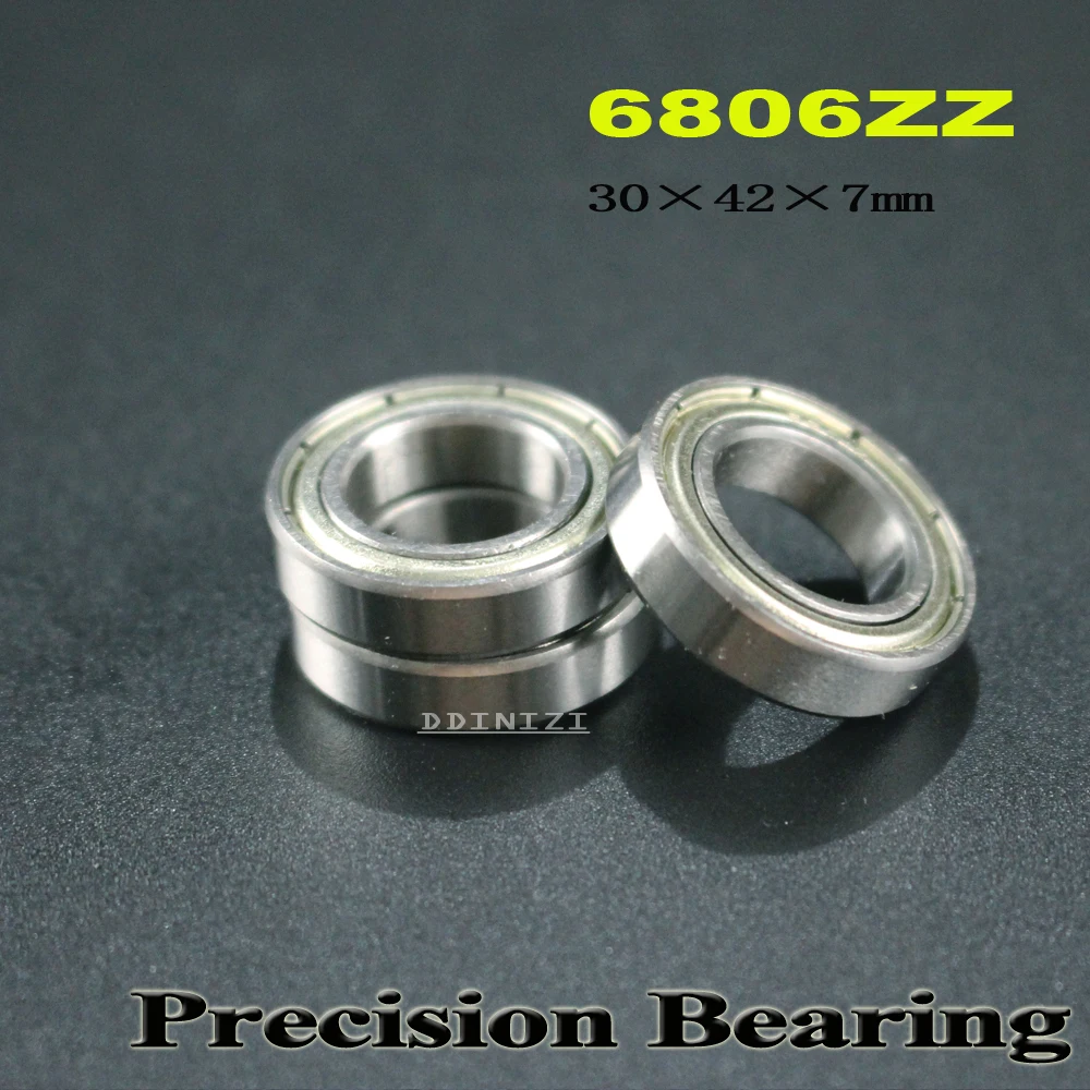 

6806ZZ Bearing ABEC-1 30x42x7 mm Thin Section 6806 ZZ Ball Bearings 61806 Z 6806Z (10PCS)