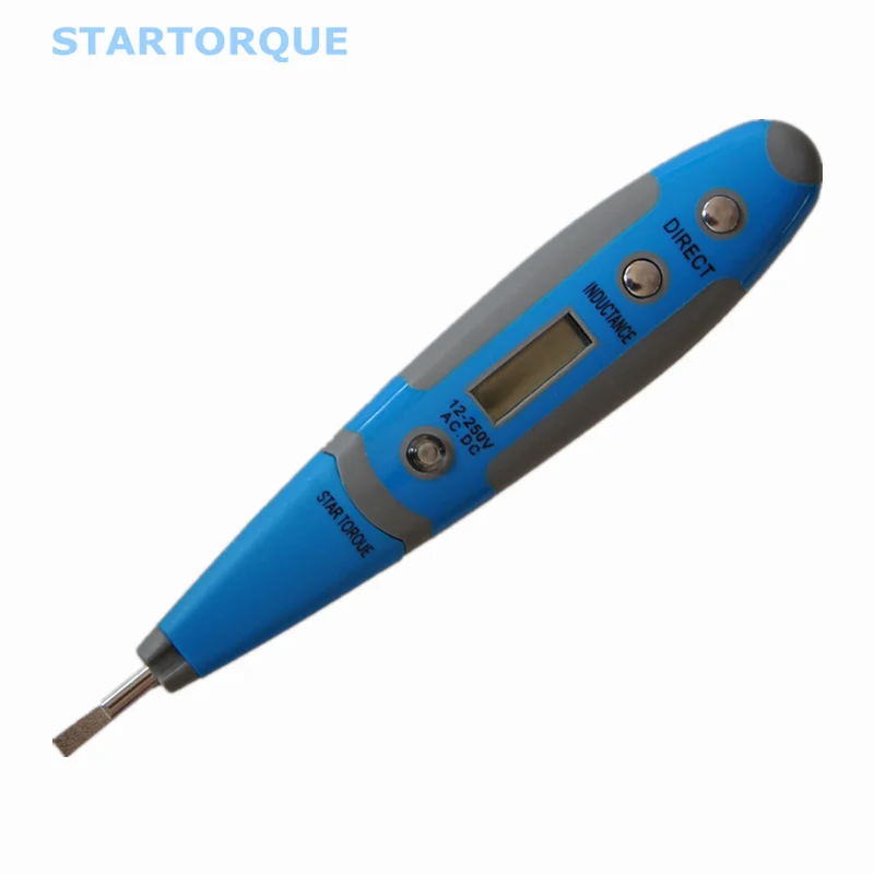 STARTORQUE Led backlight Contact Elektrische Test Pen Mayitr Voltage Digitale Detector Tester Sensor 12 250 V