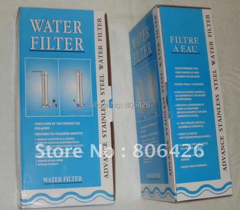 أوروبا نمط جهاز تنقية مياه الصنبور العالمي الحنفية الحنفية موصل 0.1 مللي السيراميك مجتمعة تصفية KDF