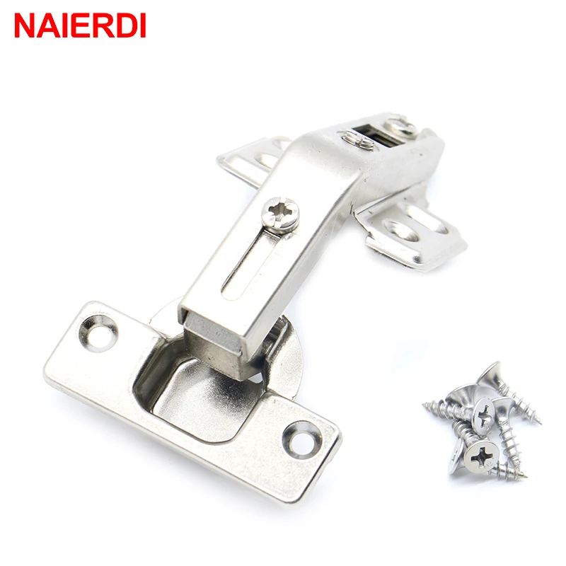 NAIERDI 135 Degree Corner Fold Cabinet Door Hinges Angle Hinge Furniture Hardware For Home Kitchen Bathroom Cupboard With Screw