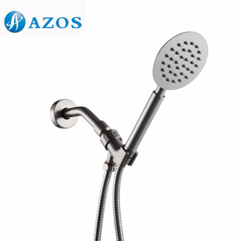 

SUS304 Stainless Steel Handheld Shower Head with Extra Long Hose and Shower Arm Mount Brushed Nickel Color LYTZ049