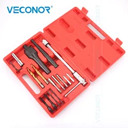 8mm 10mm Damaged Glow Plug Removal Remover Thread Repair Drill Wrench Spark Plug Gap Extractor Tool Kit