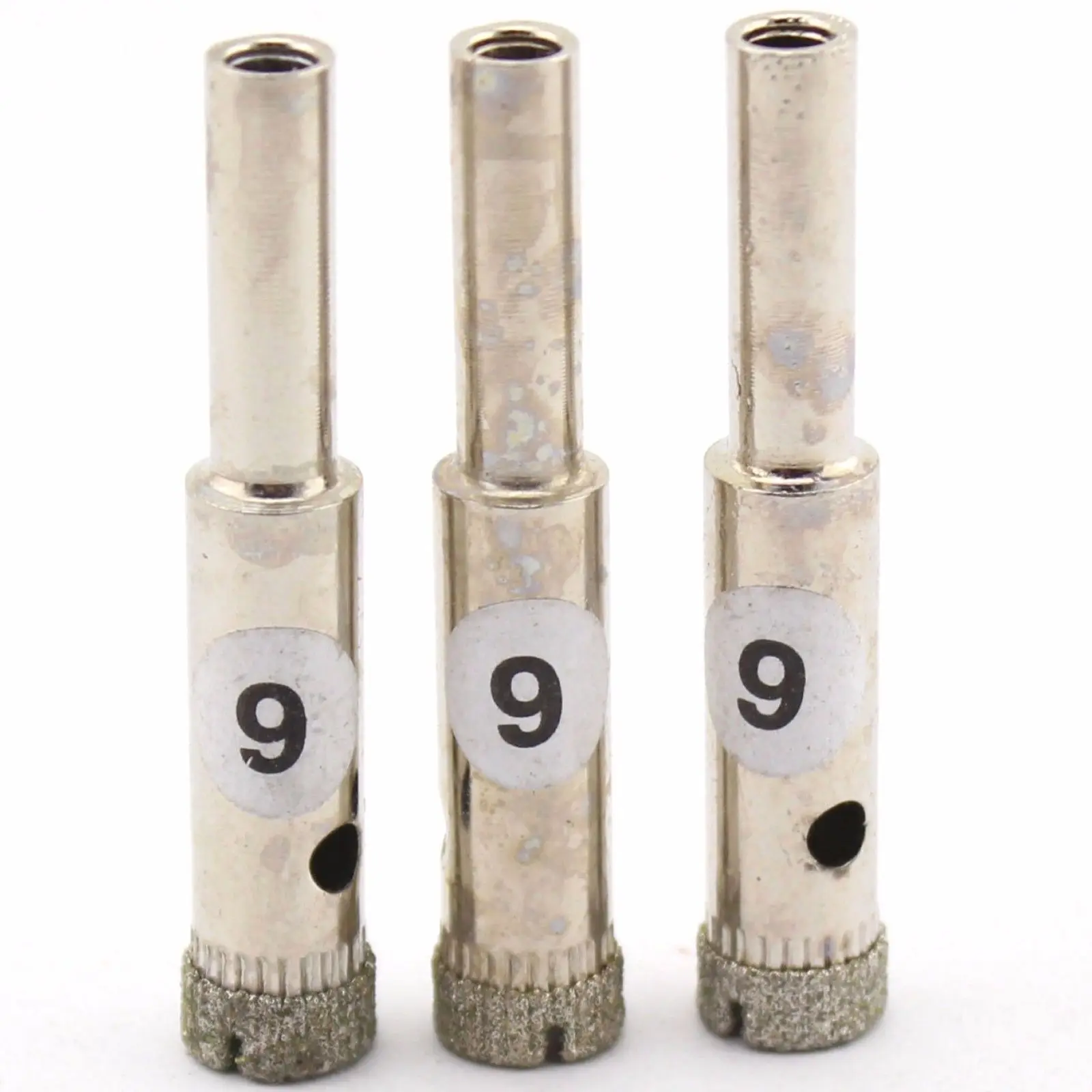 5Pcs 11/32"inch 9mm Diamond Coated Drill Bit Hole Cutter Saw Glass Tile Marble ILOVETOOL