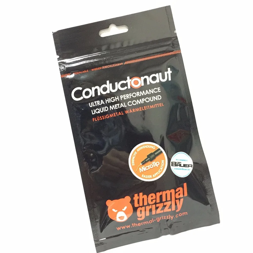 Thermal Grizzly Conductonaut 1g 5g PC Graphics card CPU GPU Cooling liquid metal Thermal Thermal Grease/paste