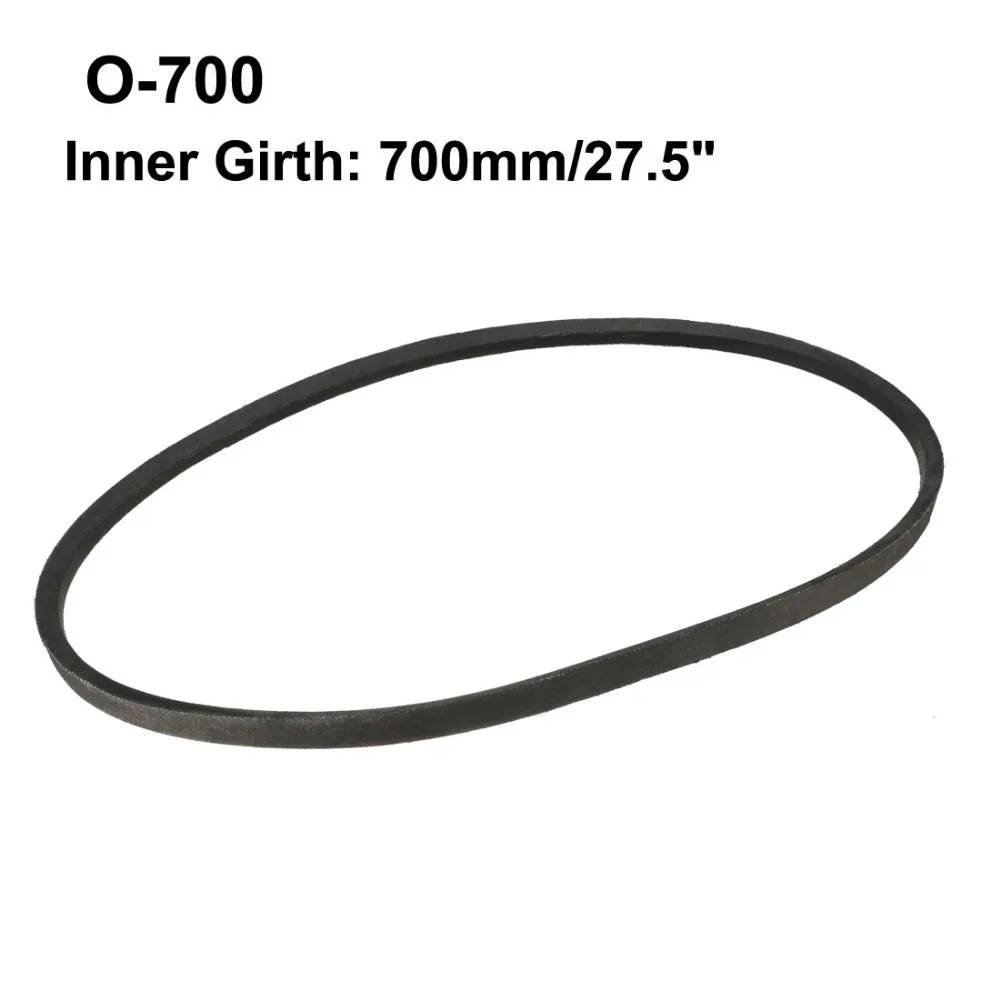 Uxcell 3Size 10mmx6mm Rubber Transmission Belt Inner Girth 700mm 470mm 468mm Replacement Drive Belt for Washing Machine