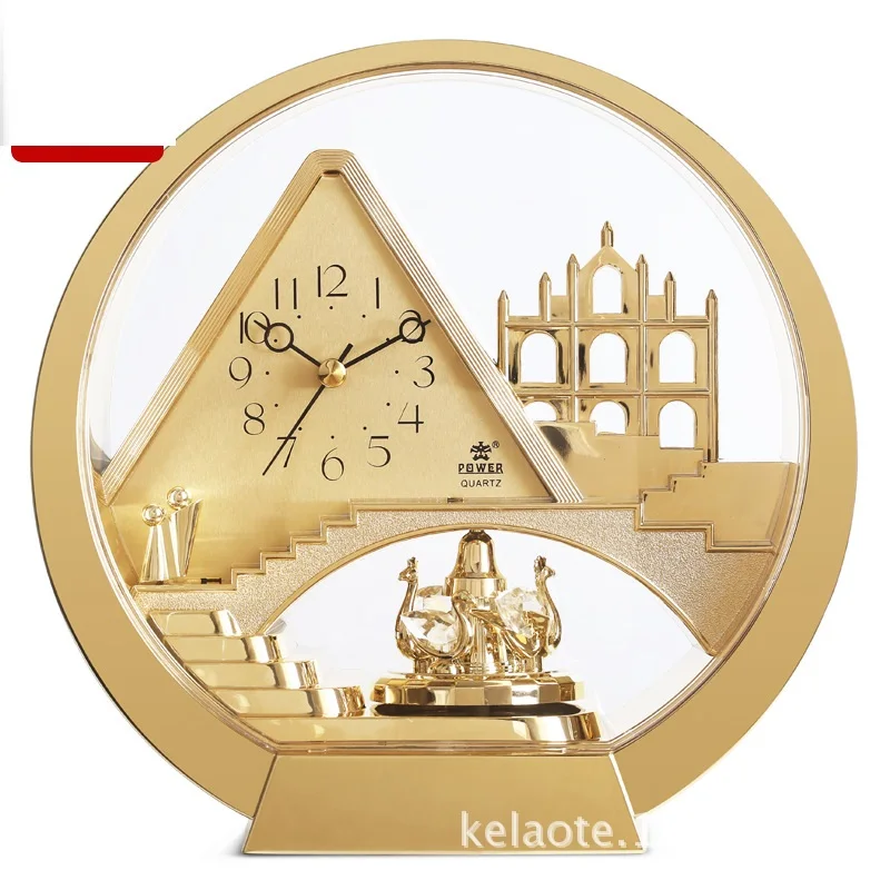 christmas decorations for home European style creativity desk clock home accessories modern living room study small pieces