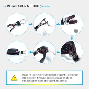 Royal Car Schlüsselabdeckung für Toyota Hilux Vigo, 3 Knöpfe, faltbare Fernbedienung, FOB -Beschützer, Schlüsselbeutelzubehör für Schlüsselbeutel 10 Hauptverkaufsschlüsselabdeckung Hilux Leder - №10