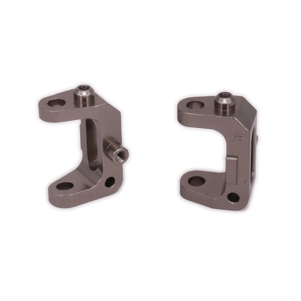 2PCS RCAWD Frontale In Alluminio C Hub Carrier Per Hobby del Rc Modello di Auto 1/10 Kyosho Optima 4Wd Hopup Parti di Lavorazione lega di 6061-T6