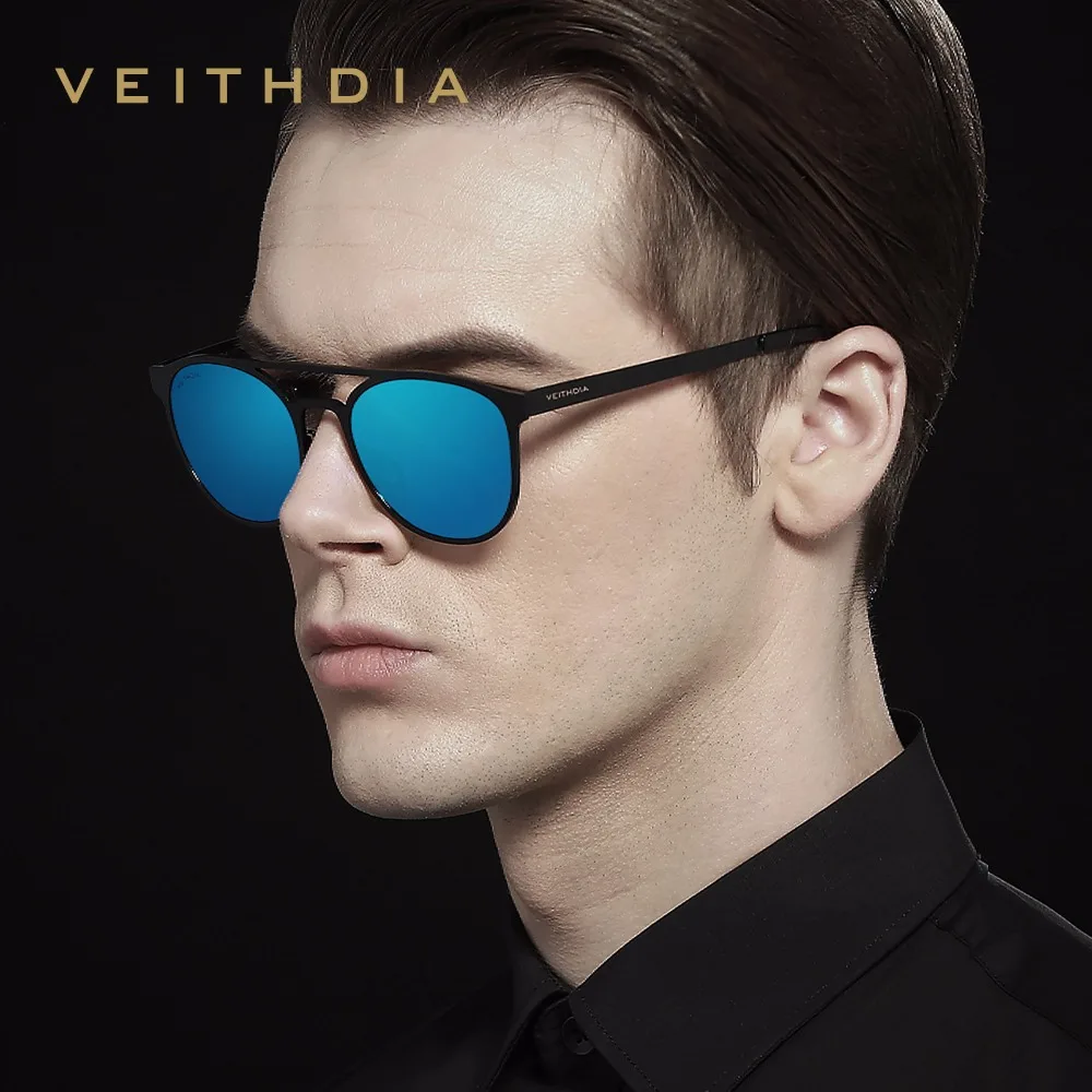 VEITHDIA Sunglasses Unisex Fashion Polarized UV400 Men's Vintage Sun Glasses Male Eyewear Accessories For Women/Female 3900